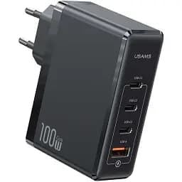 Зарядний пристрій 4 виходи usb адаптер живлення Usams T50 100w