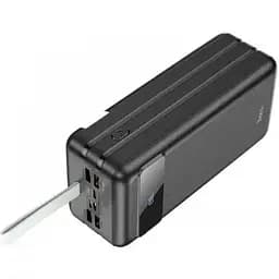 Зовнішній акумулятор Hoco J86B Electric fully compatible 60000mAh чорний - мініатюра 2