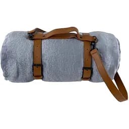 Плед Love You тревел флисовый 150х200 см серый (8171-R)