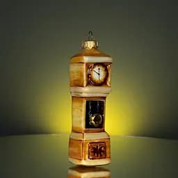 Ялинкова прикраса Різдвяні історії Годинник floor clock скло (4820001045222) - мініатюра 3
