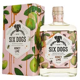 Джин Six Dogs Honey & Lime 43% 0.7 л