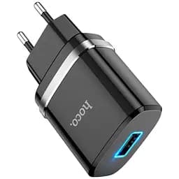 Сетевое зарядное устройство Hoco N1 1USB Black [67468]