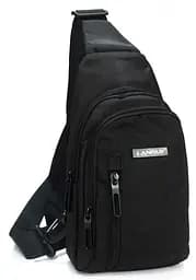 Чоловіча сумка чорна Lanpad sum0028746
