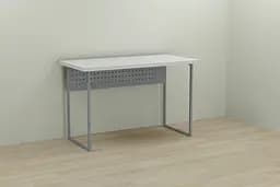 Компьютерный стол Ferrum-decor Майк 75x100x70 серый ДСП Белый 32мм (FRD-101802)