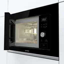 Мікрохвильова піч Gorenje вбудовувана 20л 800Вт гриль дисплей чорний - мініатюра 3