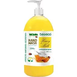 Рідке крем-мило Be & Eco Молоко та мед з антибактеріальним ефектом 500 мл