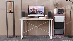 Комп'ютерний стіл Ferrum-decor Дейв 75x120x70 білий ДСП Дуб Сан-Марино 32мм (FRD-102184) - мініатюра 4