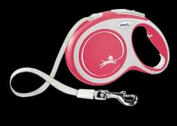 Повідець-рулетка Flexi New Comfort L, для собак до 50 кг, стрічка 8 м, червоний (CF30T8.251.R.20)