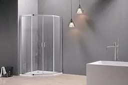 Душова кабіна Eger Iris 100x100 без піддону 599-143 / 1, Хром - мініатюра 5