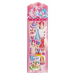 Детский набор наклеек Bambi 992327-3 для девочек, ПВХ, 33х10 см