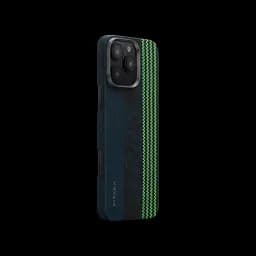 Карбоновий чохол Pitaka x Aries Tactile Woven Case Credit card для iPhone 16 Pro Max (KI1601CRP) - мініатюра 2