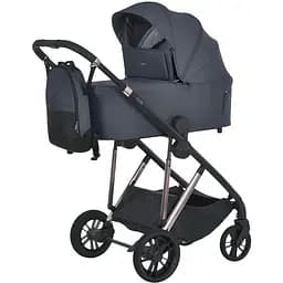 Універсальна коляска 2 в 1 El Camino ME 1190 Coil Asphalt Gray з рюкзаком, дощовиком та москітною сіткою