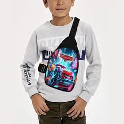 Сумка через плечо детская Тачки Молния Маккуин 29х17 см сумка слинг для мальчика (02220)