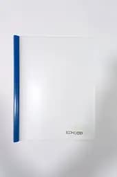 Папка Economix А5 E31261 65л. з пліч. планкою-притиском (4044572312617) Синій