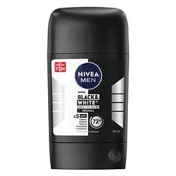 Антиперспірант класичний Nivea Men Чорне та біле невидимий 50 мл (83134)