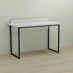 Компьютерный стол Ferrum-decor Скай 75x100x60 черный ДСП Белый 32мм (FRD-103616)