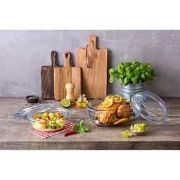 Каструля O Cuisine скляна кругла 2 л 1.6 л + 0.5 л вклад (204AC00/1643) - мініатюра 4