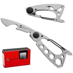 Мультиінструмент Schwarzwolf Burundi 10 в 1 сріблястий (F6000300AJ3)