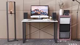 Комп'ютерний стіл Ferrum-decor Дейв 75x100x70 чорний ДСП Білий 16мм (FRD-101993) - мініатюра 2
