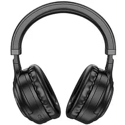 Накладні бездротові навушники Hoco W48 Focus BT гарнітура з підсвічуванням RGB чорні