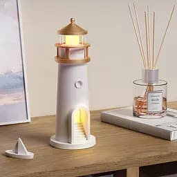 Проектор-нічник A08 Lighthouse 2in1 + Bluetooth колонка White - мініатюра 4