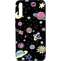 Чохол-накладка Toto Cartoon Soft Silicone TPU Case Xiaomi Mi 9 SE B21 Space Planets Black - мініатюра 2