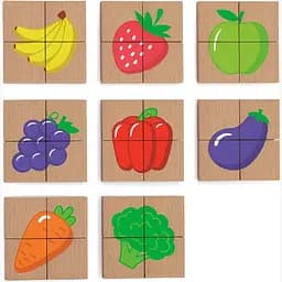 Магнітний пазл Viga Toys Фрукти 32 елементи (50700FSC)