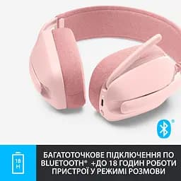 Навушники Logitech Zone Vibe 100 Wireless Rose - мініатюра 9