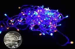Гірлянда зовнішня пряма 200 led RGB color (білий) 5мм 20м - мініатюра 7