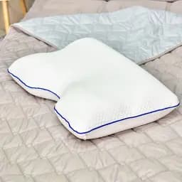Подушка ортопедична Memory Foam Ideia контурна з ефектом пам'яті, з наволочкою на блискавці 58х42х13 см - мініатюра 4