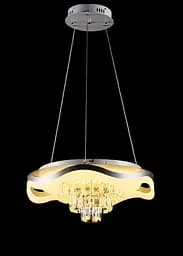 Світлодіодна люстра Splendid Ray C305/1+1 LED (CH) з кришталем, біло-золота, 40 Вт - мініатюра 5