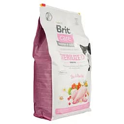 Сухий корм для стерилізованих котів з чутливим травленням Brit Care Cat GF Sterilized Sensitive зі свіжим кроликом 7 кг - мініатюра 3