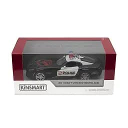 Металева інерційна легкова модель SRT Viper GTS Police 2013 5", відкриваються двері - мініатюра 2