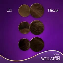 Стійка крем-фарба для волосся Wellaton відтінок 5/0 темний дуб 110 мл - мініатюра 4