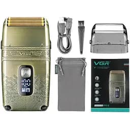 Электробритва VGR Foil Shaver Super Trim V-332 золотистая (44170-V-332_483)