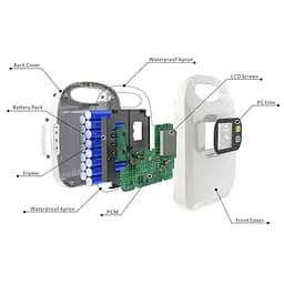 MAXOAK K5 акумулятор для CPAP 297Wh (82500 mAh) DC 12V/15V/24V + USB 5V Power Bank - мініатюра 2