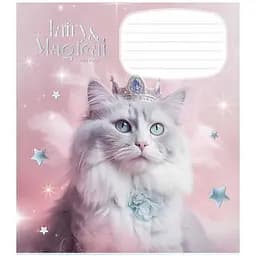 Тетрадь ученическая Fairy cats Школярик 012-3316K-5 в клетку 12 листов