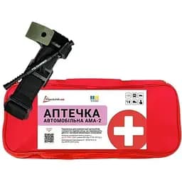 Аптечка медична автомобільна АМА-2 згідно ДСТУ 3961-2000 Poputchik з турнікетом Дніпро 