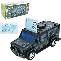 Военная машина-копилка, 26 см, музыка, свет, YJ388-60