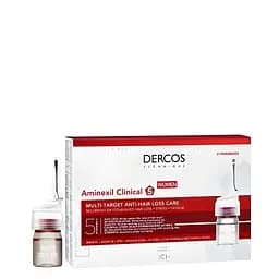 Набор средство против выпадения волос Vichy Dercos Aminexil Clinical 5 для женщин 21 шт.
