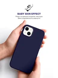 Силиконовый чехол для Apple iPhone 14 Plus, ICON2 Case, фиолетовый, противоударный, панель, защита всего корпуса, матовая поверхность Soft Touch, выступает над дисплеем, совместим с защитными стеклами и пленками, с микрофиброй, ArmorStandart (ARM63612) - мініатюра 8