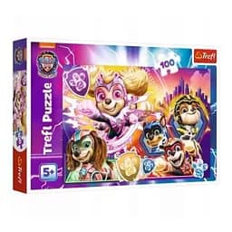 Пазли "Зустрічайте могутніх щенят. Щенячий патруль" 100 елементів 16460 Trefl, у коробці (5900511164602)