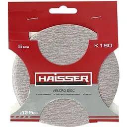 Круг шлифовальный Haisser самоклеящийся 125 мм, k 180, 5 шт. (119700)