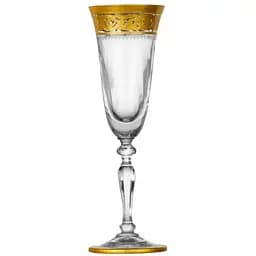 Бокал для шампанского 135ml Gold Версаль NGC34CHAMP
