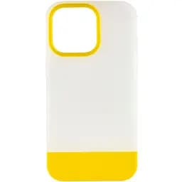 Чохол Epik TPU+PC Bichromatic для Apple iPhone 13 Pro 6.1 Matte/Yellow