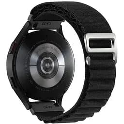 Ремінець для Samsung Galaxy Watch 46mm - чорний Watchbands NormalCloth Wave ширина кріплення 22мм нейлоновий (W22-8WB92261711)