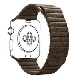Ремінець ArmorStandart Leather Loop для Apple Watch 42 (Series 11-10)/41/40/38 Brown (ARM48657)