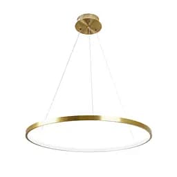 Люстра стельова LED Levistella 7529832-1 BRONZE LED (600), 40W, три режими світла, бронзовий метал, сучасний стиль для дому