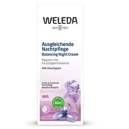 Зволожуючий нічний крем Weleda Ірисовий, 30 мл (008026DE) - мініатюра 2