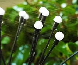 Lеd-світильники Sun Lamp на сонячниx батареях вуличні 10LED 70 см 2 шт - мініатюра 7